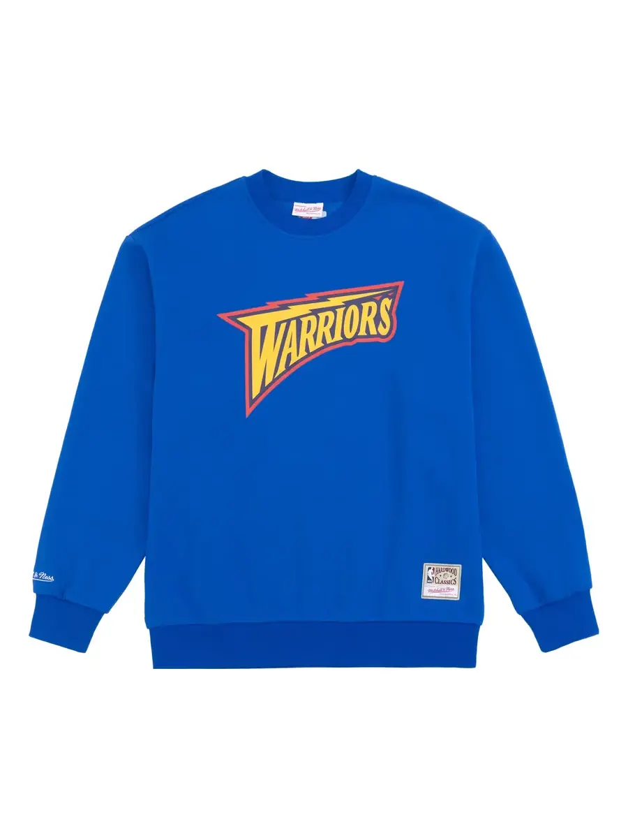 Худи Mitchell & Ness x NBA Golden State Warriors Sweatshirt 'Blue Yellow' — изображение 1 из 2, синий