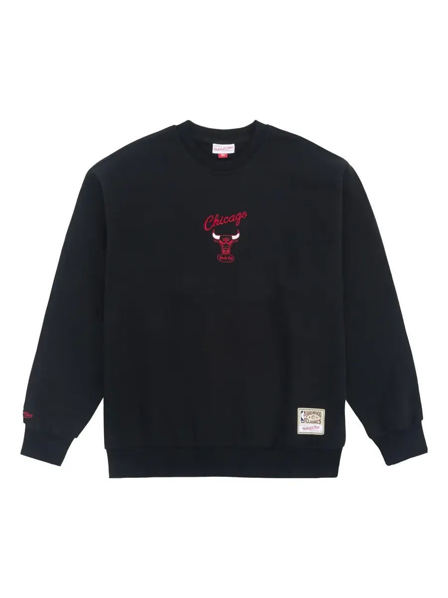 Худи Mitchell & Ness x NBA Chicago Bulls Sweatshirt 'Black' — изображение 1 из 2, черный