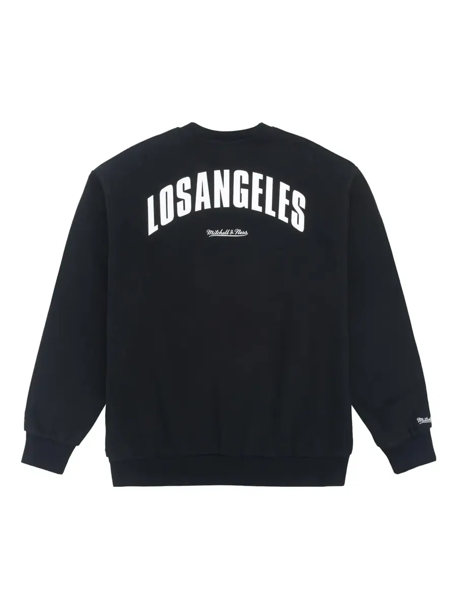 Худи Mitchell & Ness x NBA LA Lakers Sweatshirt 'Black' — изображение 2 из 2, черный