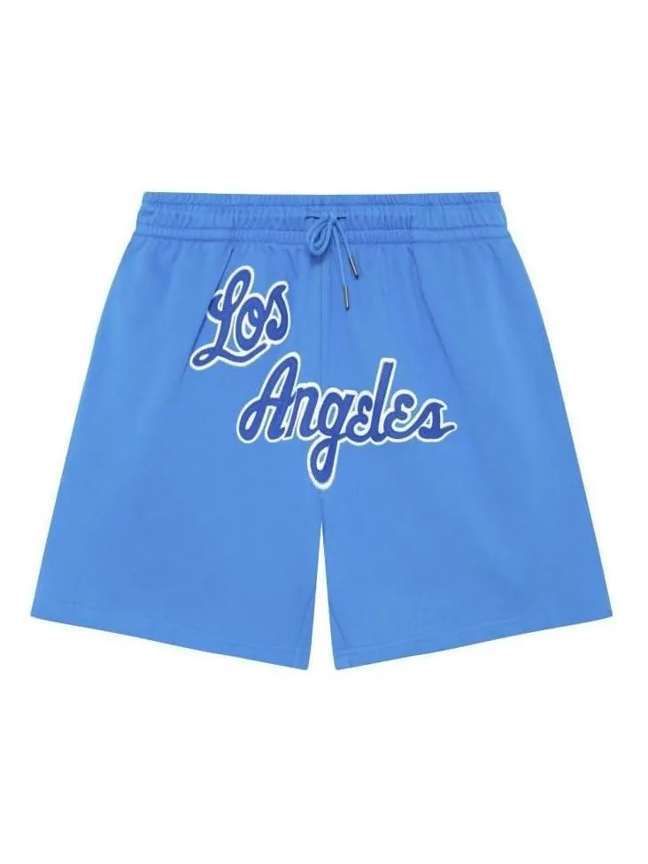 Спортивные шорты Mitchell & Ness x NBA Los Angeles Lakers Big Face Shorts 'Blue' — изображение 1 из 2, синий