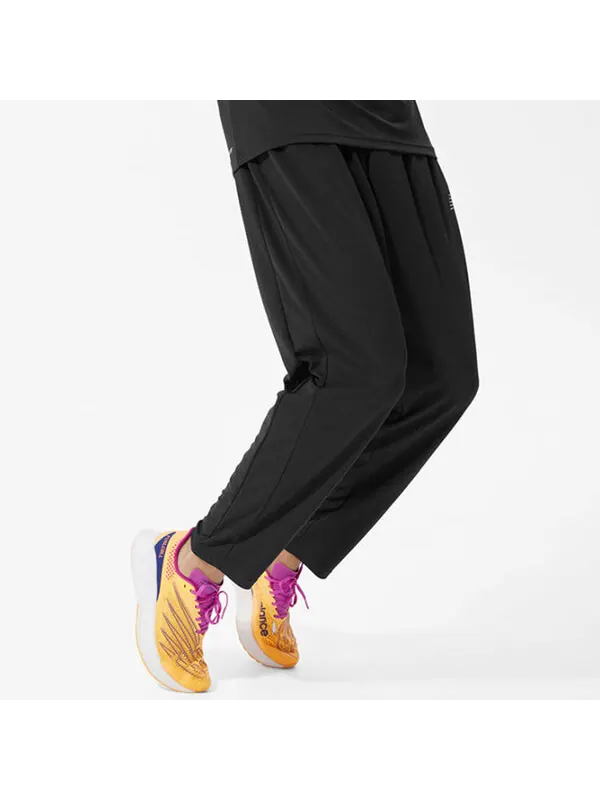 Штаны тренировочные трикотажные спортивные штаны New Balance — изображение 4 из 4, черный