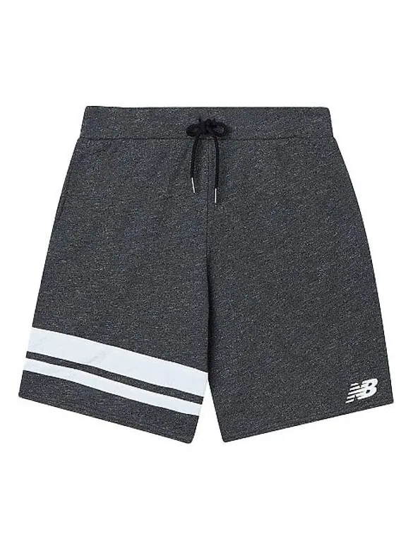 Шорты спортивные повседневные шорты New Balance — изображение 1 из 2, серый/белый