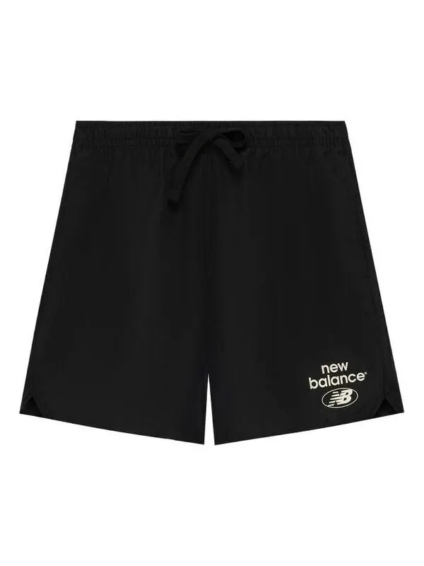 Шорты Essentials переосмысленные тканые шорты New Balance — изображение 1 из 2, черный