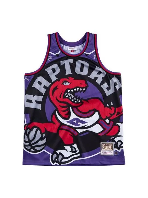 Баскетбольное джерси Mitchell & Ness Blown Out NBA Big Face Tank 'Toronto Raptors' — изображение 1 из 6, фиолетовый