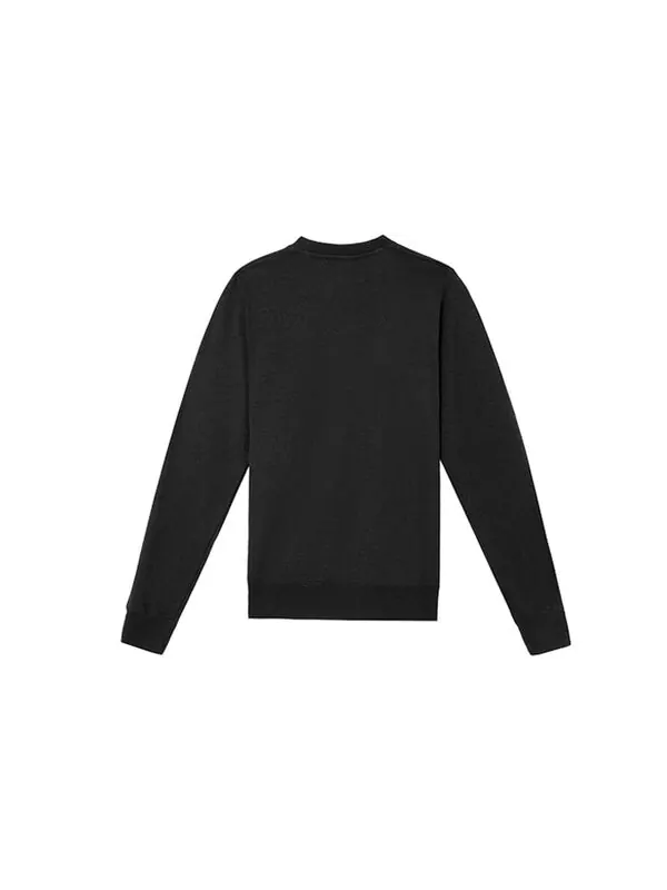 Толстовка New Balance Men's New Balance Round Neck Casual Pullover Black — изображение 2 из 2, черный