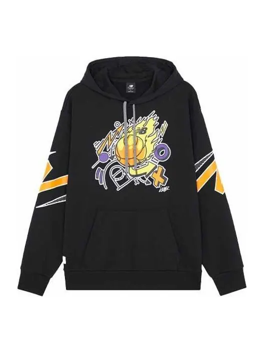 Толстовка New Balance Men's New Balance Funny Pattern Printing Knit Black — изображение 1 из 2, черный