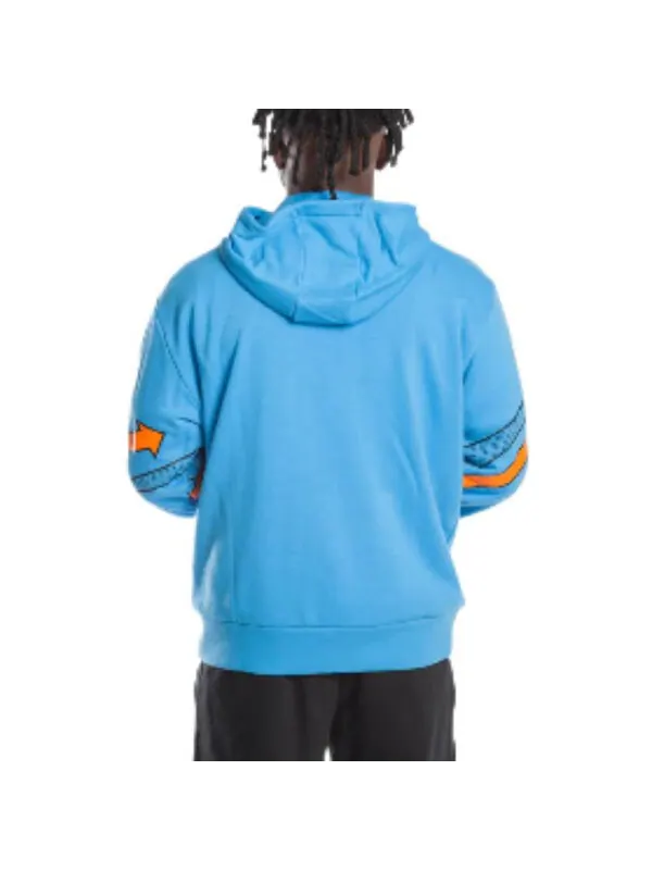 Толстовка New Balance Men's New Balance Funny Pattern Printing Knit Blue — изображение 4 из 4, синий