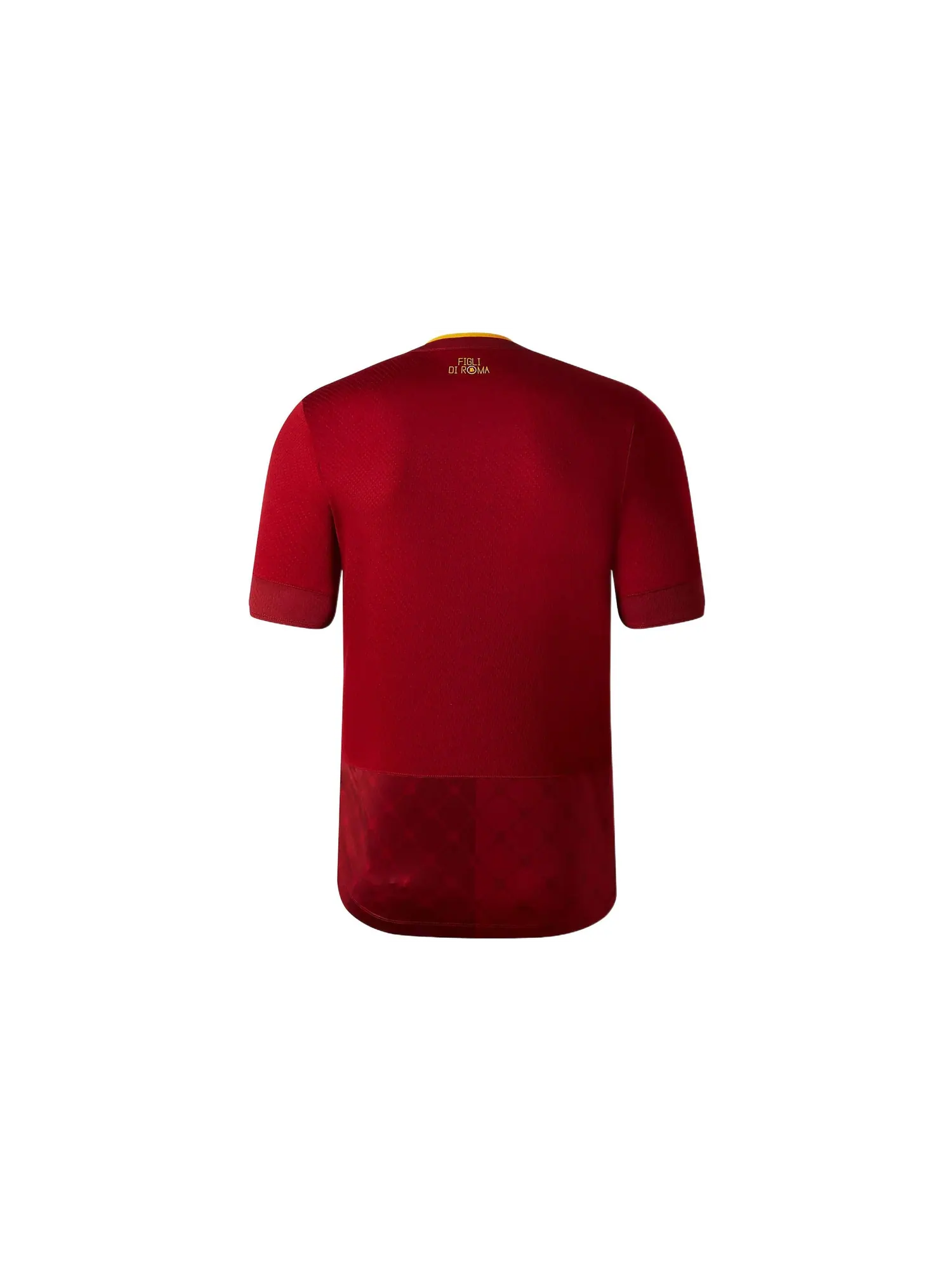 Домашняя футболка New Balance As Roma 22/23 — изображение 2 из 3, бордовый/желтый