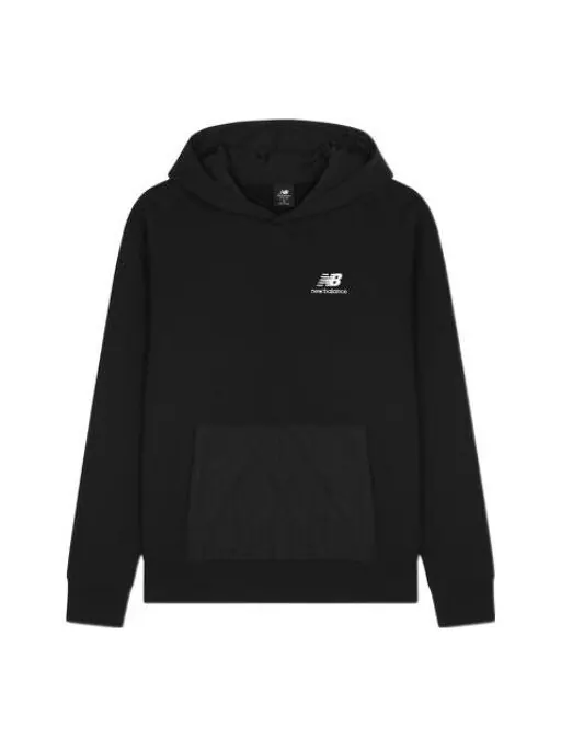 Толстовка спортивная стеганая флисовая толстовка New Balance — изображение 1 из 4, черный