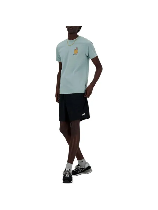 Футболка спортивная предметы первой необходимости футболка barrel runner New Balance — изображение 4 из 4, синий