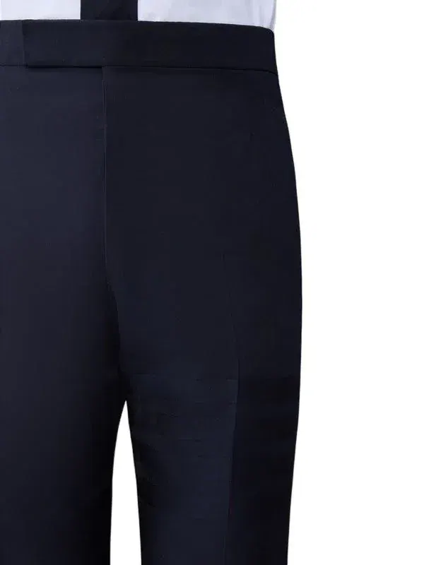 Брюки THOM BROWNE Plain Wwave 4-Bar Backstrap Trouser, темно-синие, MTC001A06146420 — изображение 5 из 5, синий