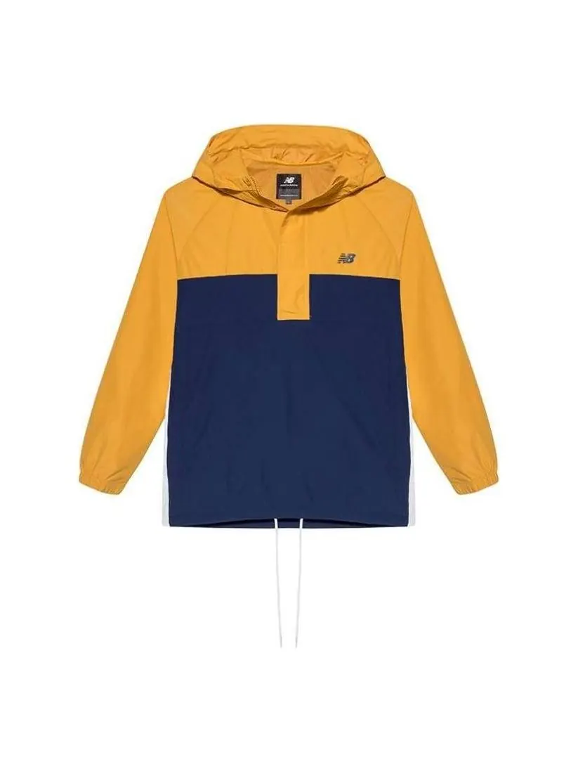 Куртка New Balance Fleece Windbreakers 'Yellow Blue' — изображение 1 из 2, желтый