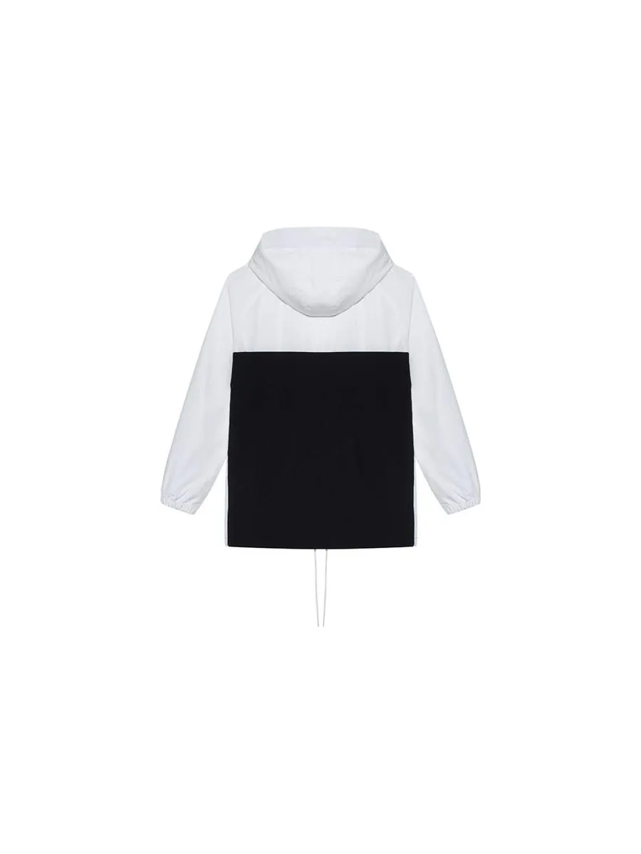 Куртка New Balance Fleece Windbreakers 'White Black' — изображение 2 из 2, белый