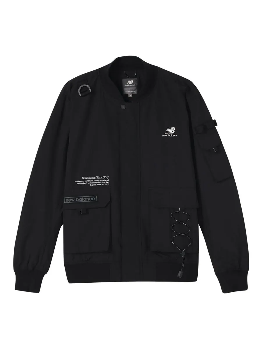 Куртка New Balance Logo Windproof Down Jacket 'Black' — изображение 1 из 1, черный