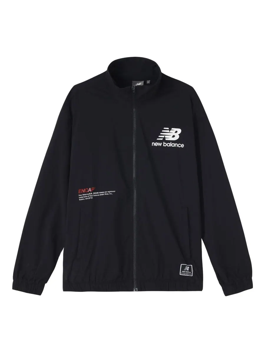 Куртка New Balance Casual Cargo Jacket 'Black White' — изображение 1 из 1, черный