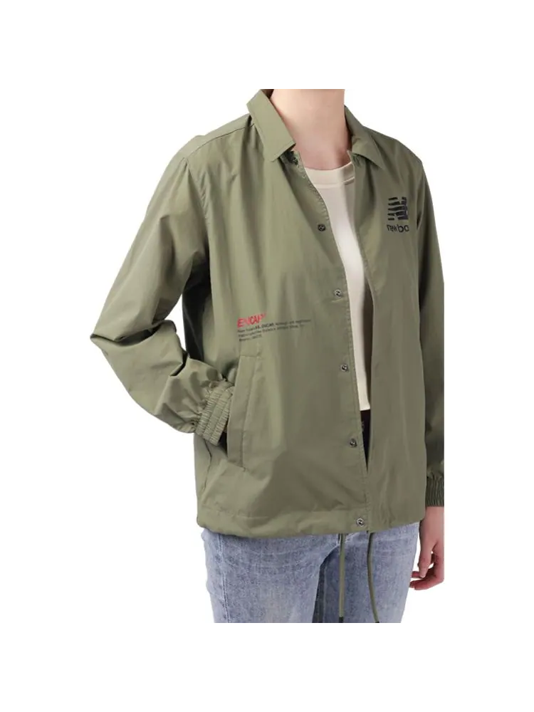 Пальто New Balance Casual Lifestyle Coat 'Green' — изображение 5 из 7, зеленый