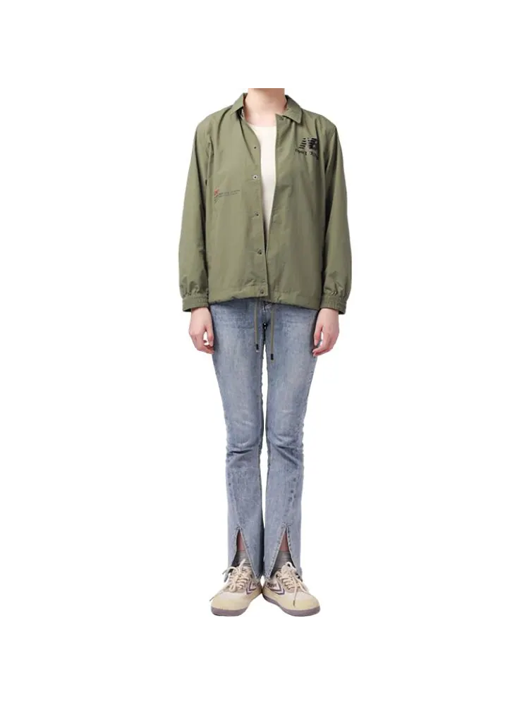 Пальто New Balance Casual Lifestyle Coat 'Green' — изображение 7 из 7, зеленый