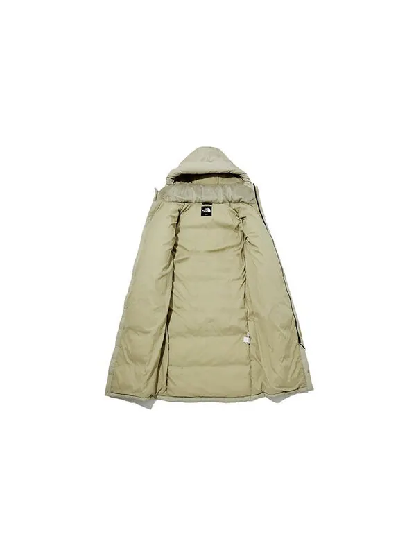 Куртка long down jacket 'beige' The North Face — изображение 2 из 3, бежевый