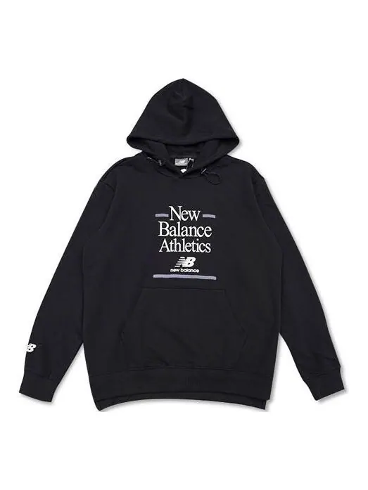 Толстовка New Balance/NB 19 autumn round neck knit top pullover sweater Unisex — изображение 1 из 2, черный