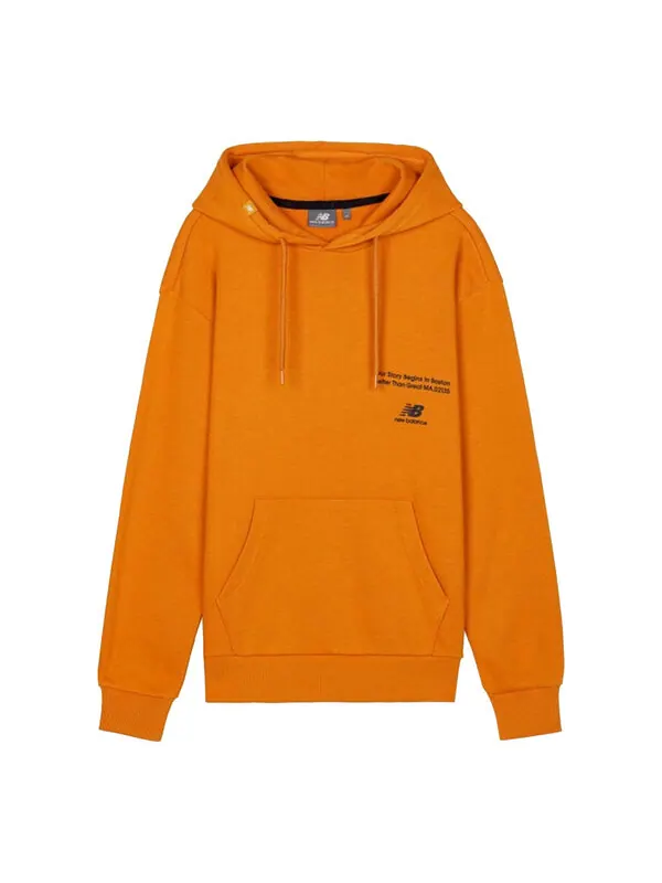 Толстовка New Balance Sport Style Select Heatloft Pullover Men's Orange — изображение 1 из 2, оранжевый