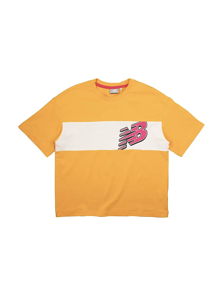 Футболка New Balance Drop Shoulder Sleeve Women's — изображение 1 из 5, желтый