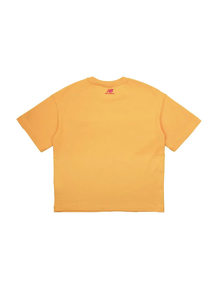 Футболка New Balance Drop Shoulder Sleeve Women's — изображение 2 из 5, желтый