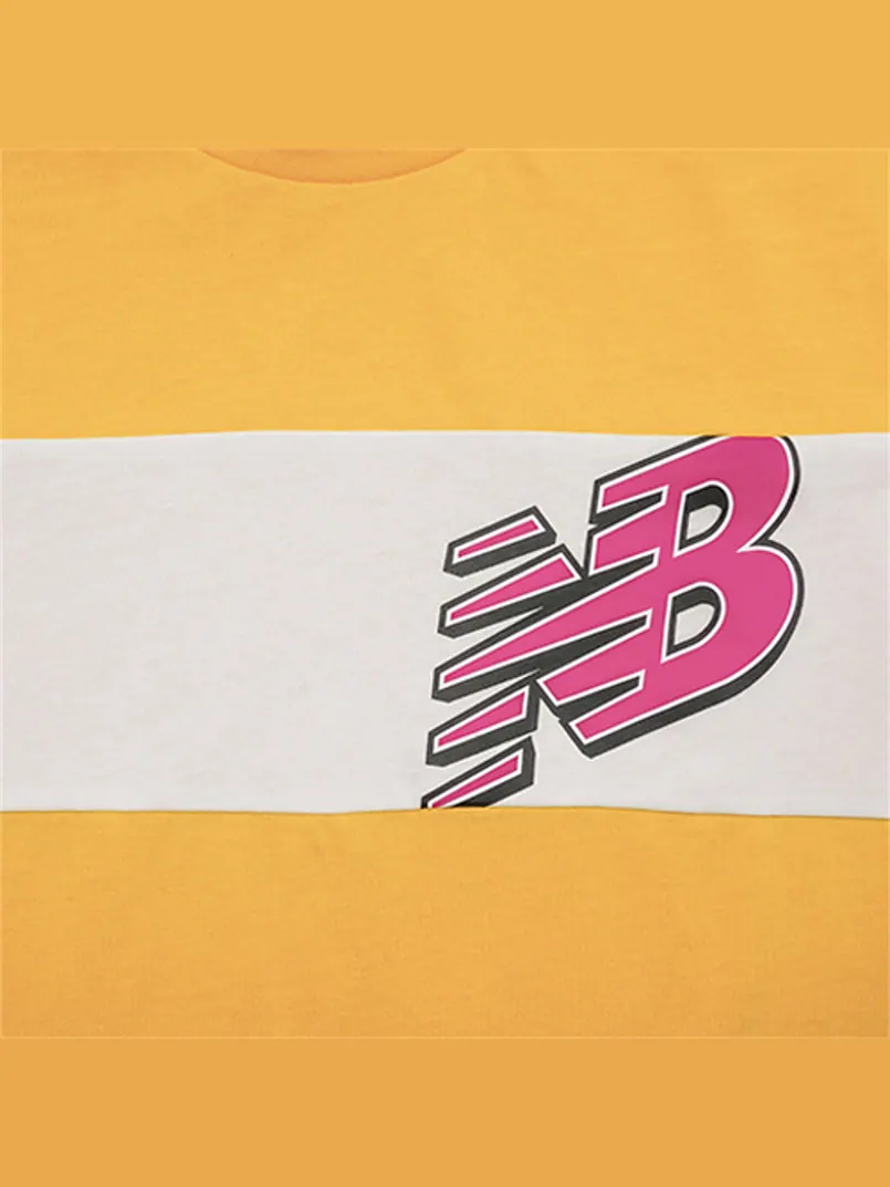 Футболка New Balance Drop Shoulder Sleeve Women's — изображение 3 из 5, желтый