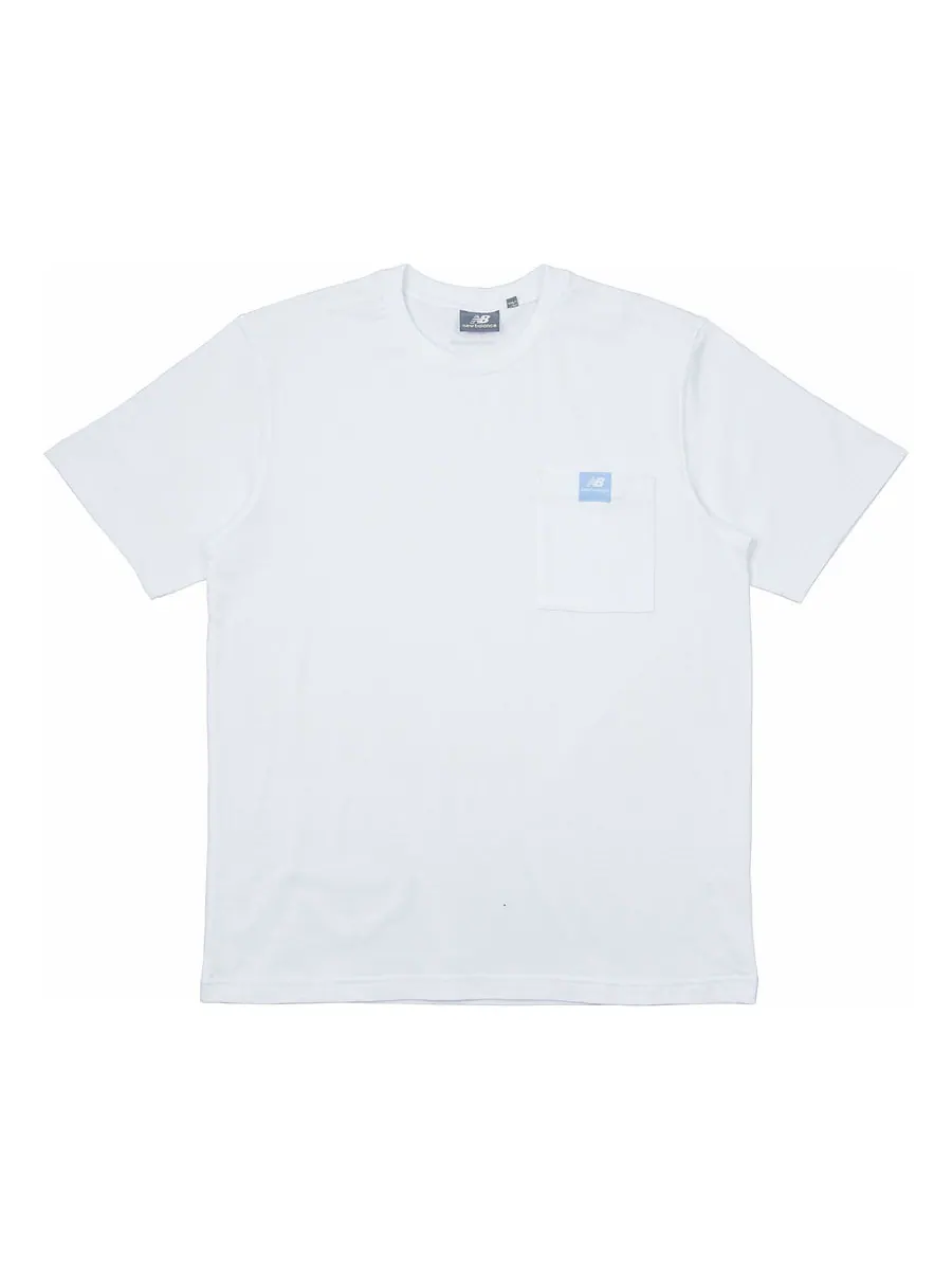Футболка New Balance Unisex hort Sleeve Unisex White — изображение 1 из 2, белый