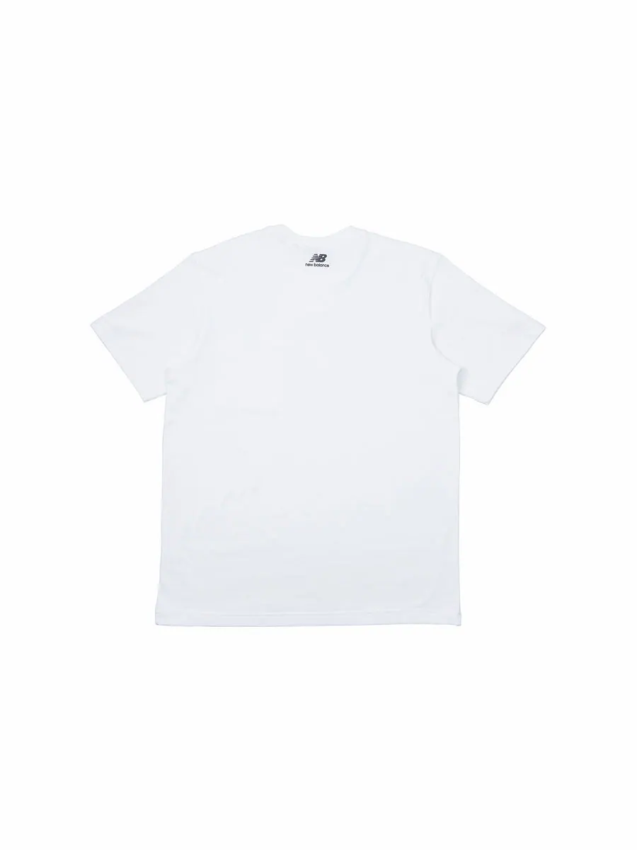 Футболка New Balance Unisex hort Sleeve Unisex White — изображение 2 из 2, белый