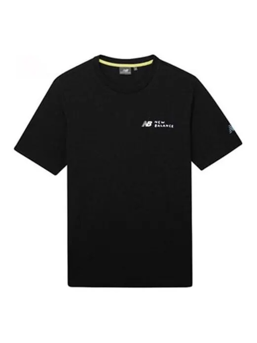 Футболка New Balance x ZERO PER ZERO T-Shirts 'Black' — изображение 1 из 2, черный