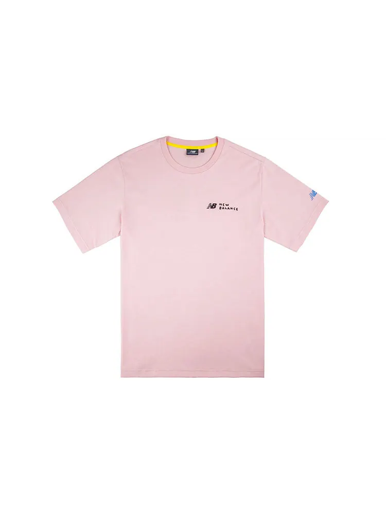 Футболка New Balance x Zero Per Zero Unisex Tee Pink — изображение 2 из 2, розовый
