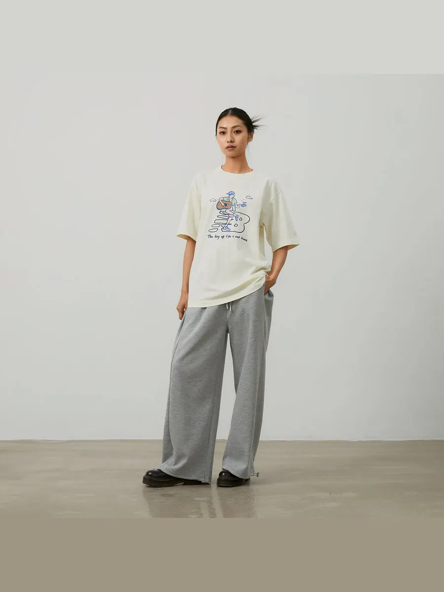 Футболка New Balance x PK Guitar Graphic T-Shirt 'Ivory' — изображение 7 из 11, белый
