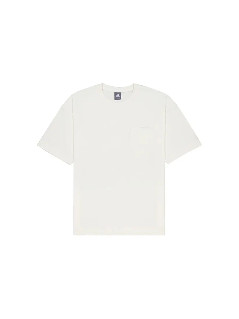Футболка New Balance Illustration T-shirt 'White' — изображение 2 из 2, белый