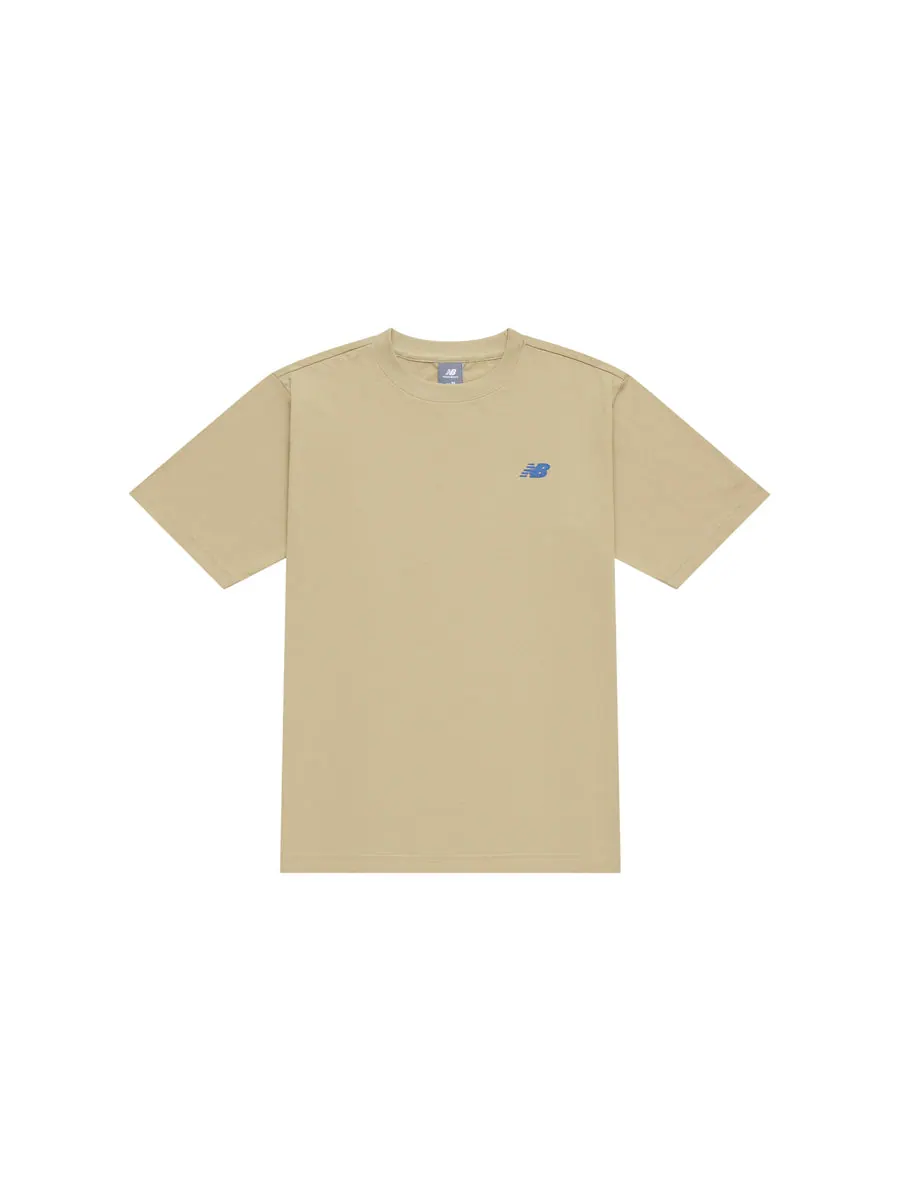 Футболка New Balance Running Graphic T-Shirt 'Tan' — изображение 2 из 12, бежевый