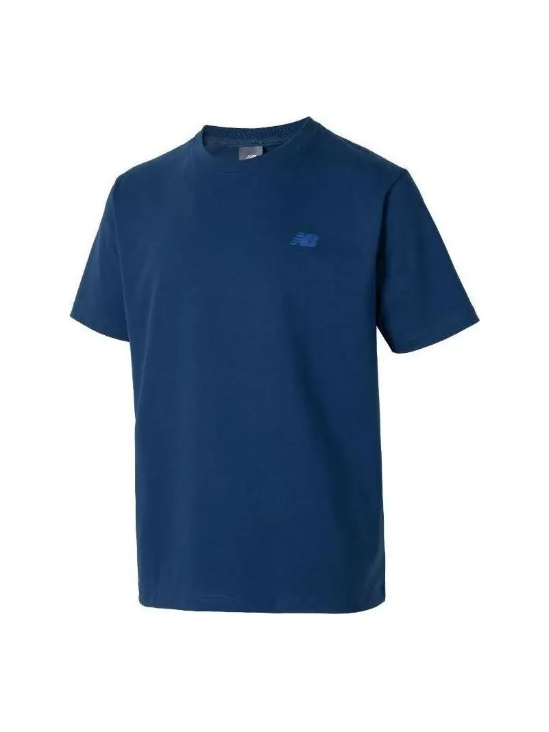 Футболка New Balance Wave Club T-shirt 'Blue' — изображение 1 из 3, синий