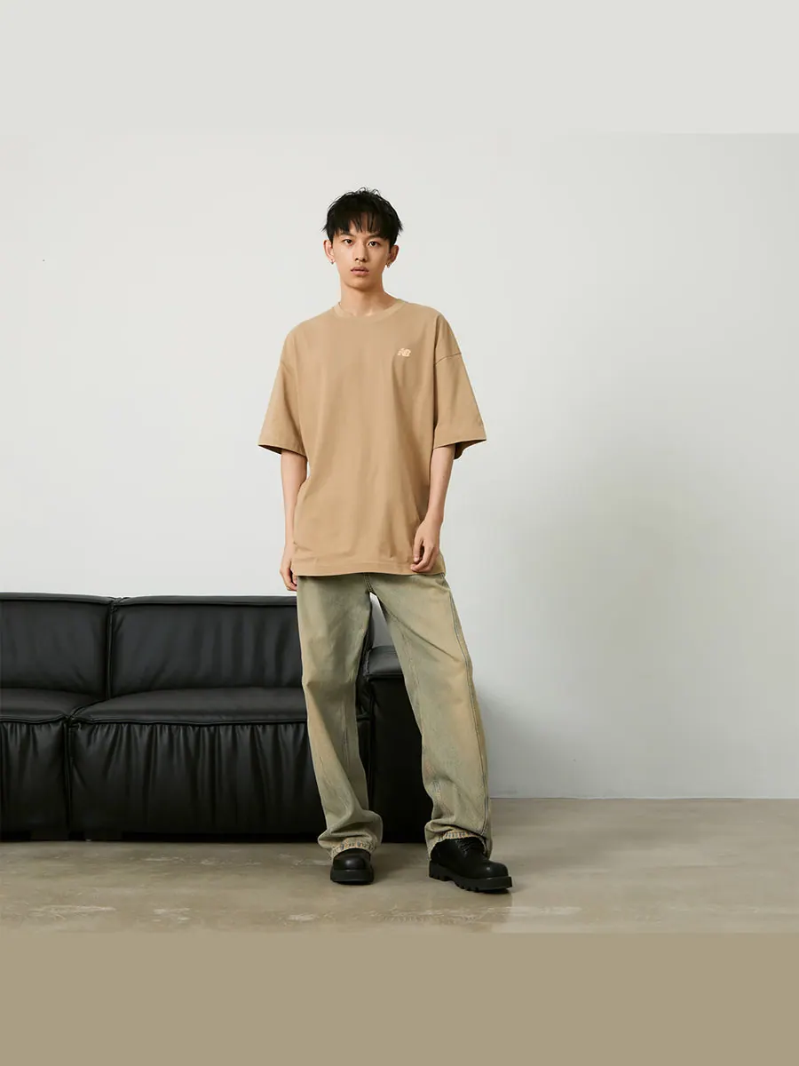 Футболка New Balance x PK Graphic T-shirt 'Light Beige' — изображение 4 из 8, бежевый