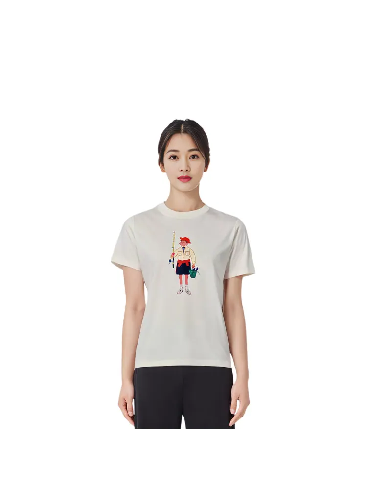Футболка New Balance x Mr. Slowboy Graphic T-shirt 'Ivory' — изображение 3 из 3, белый