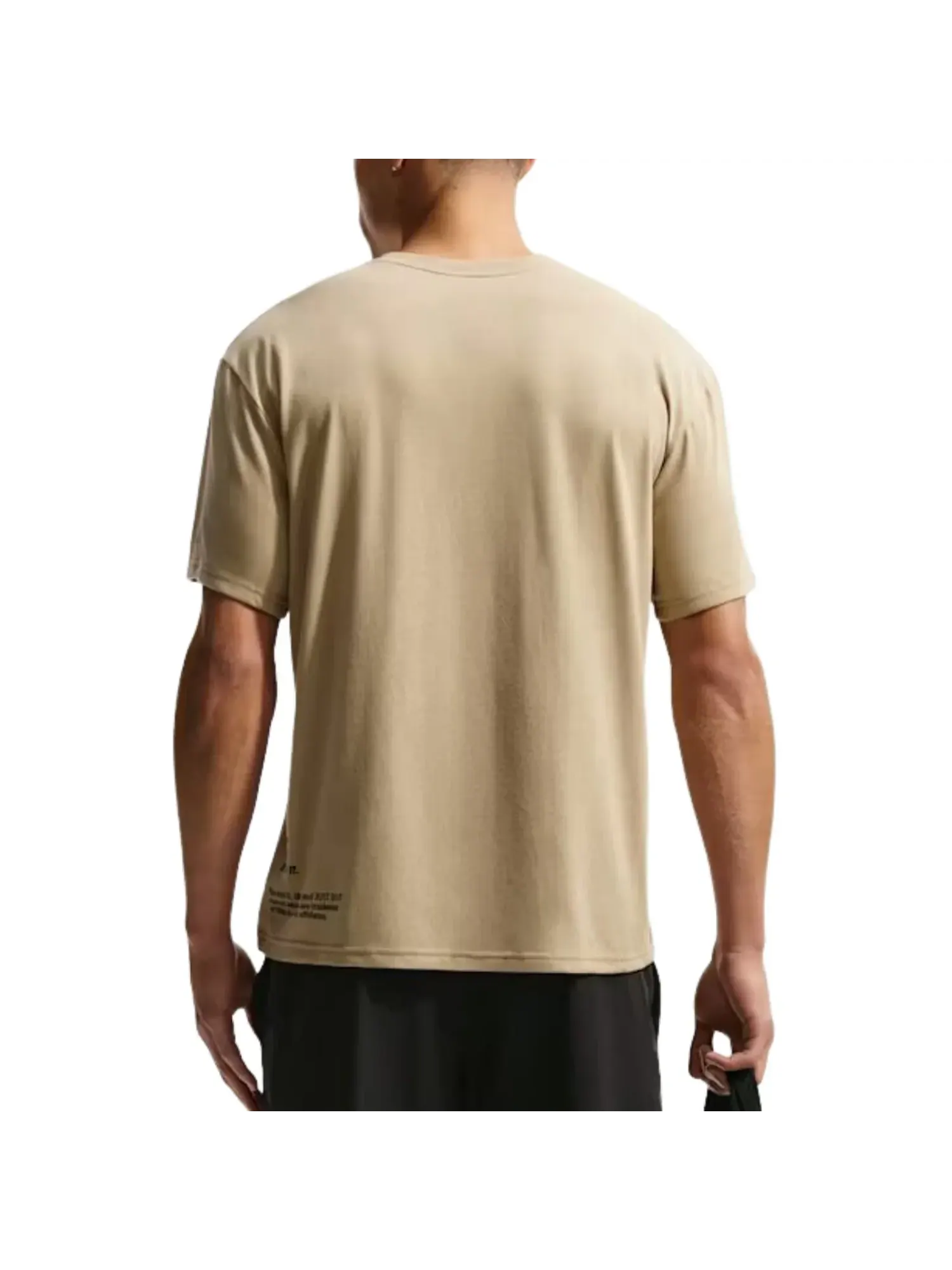 Футболка с коротким рукавом Nike Swim Hydroguard Dri-FIT UV 'Parachute Beige White' — изображение 2 из 2, коричневый