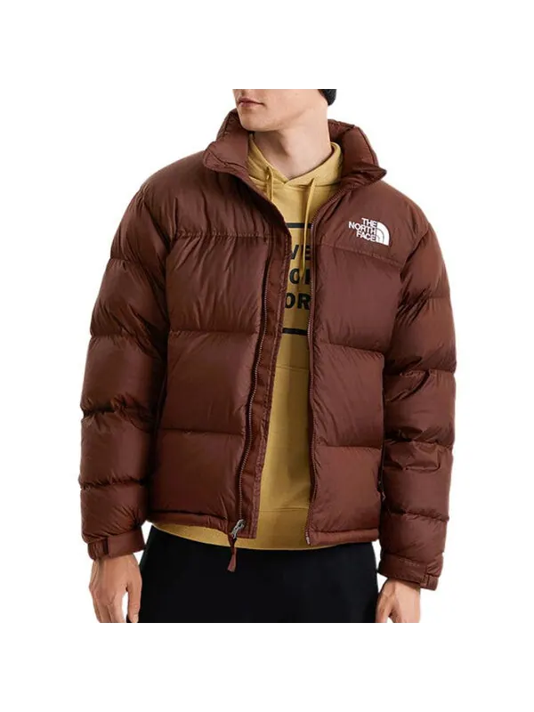 Куртка fw22 1996 retro nuptse jacket icon logo 'brown' The North Face — изображение 3 из 4, коричневый