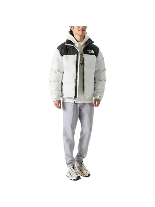 Куртка feather down high-neck jacket 'beige' The North Face — изображение 4 из 4, бежевый