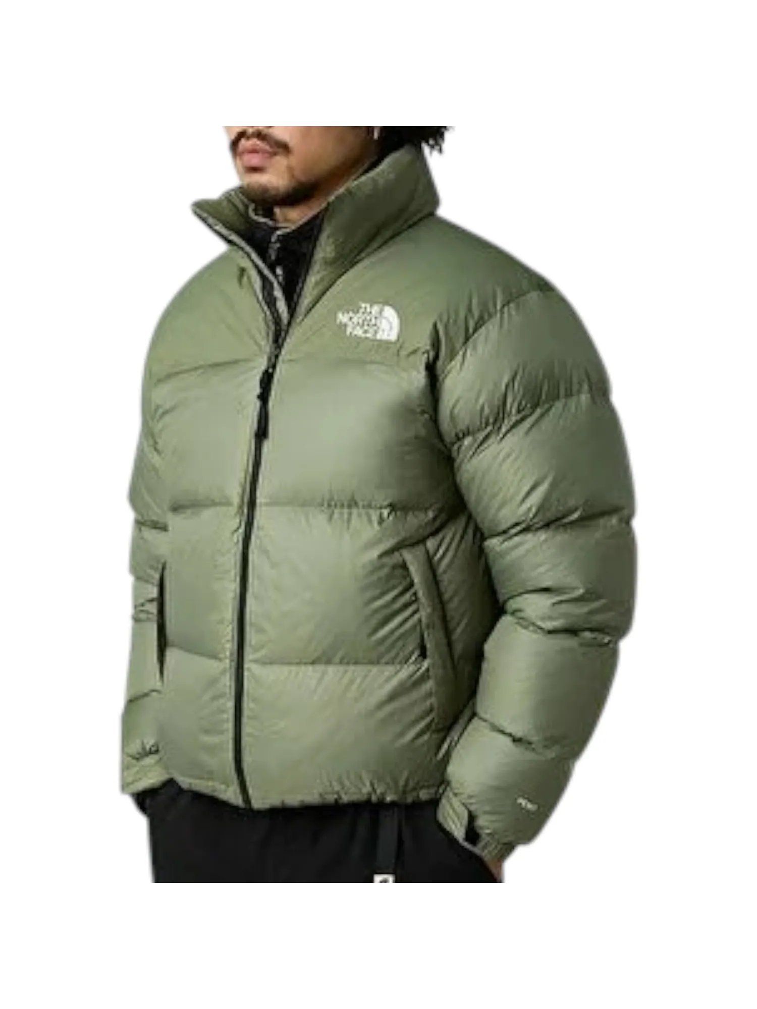Куртка The North Face 1996 Retro Nuptse Jacket 'Bark Mist' — изображение 2 из 5, серый