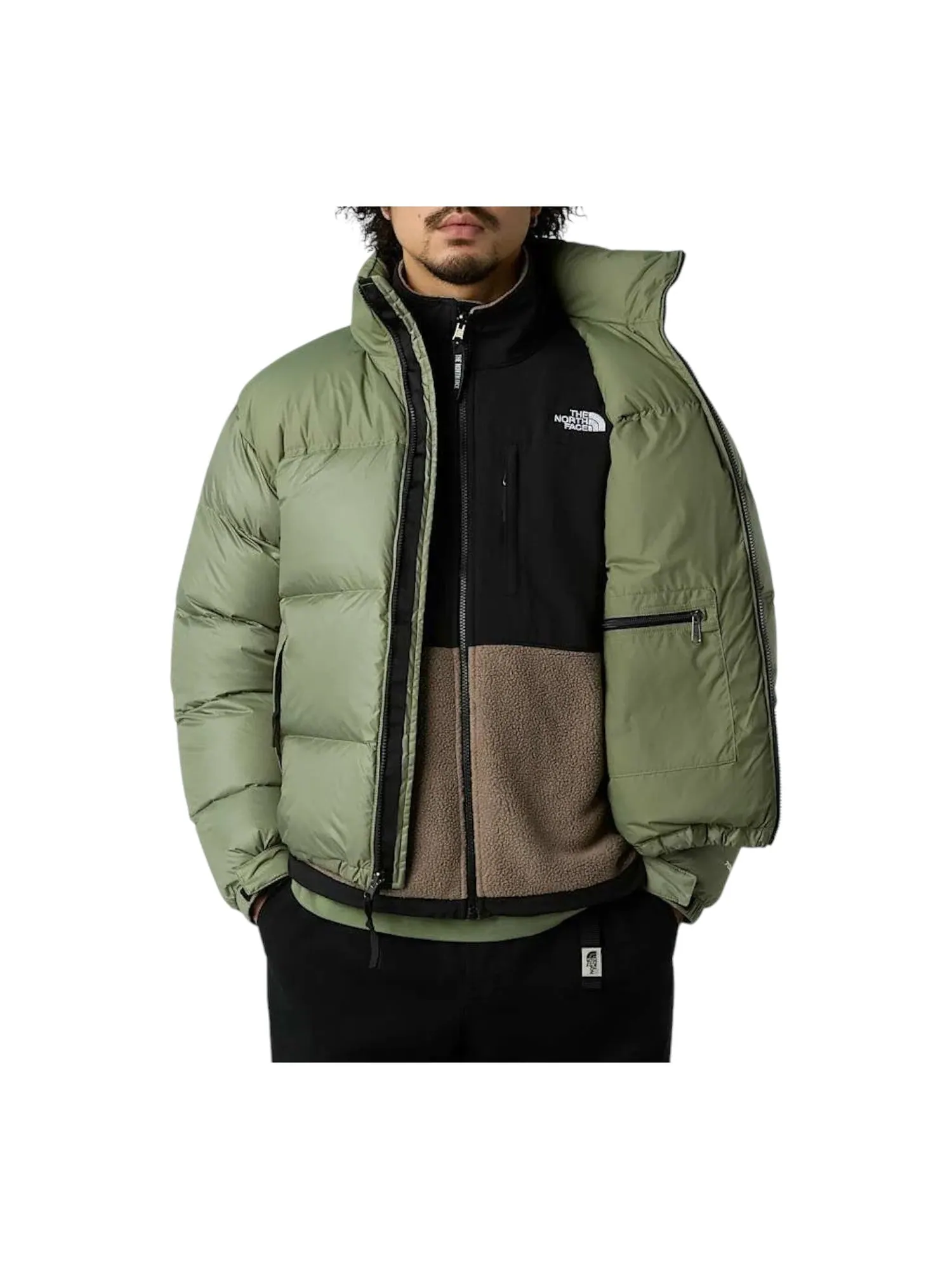 Куртка The North Face 1996 Retro Nuptse Jacket 'Bark Mist' — изображение 5 из 5, серый