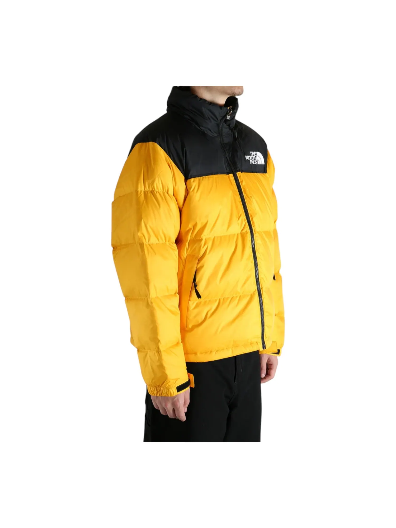 Куртка The North Face 1996 Retro Nuptse Jacket 'Summit Gold TNF Black' — изображение 2 из 4, золотистый/черный