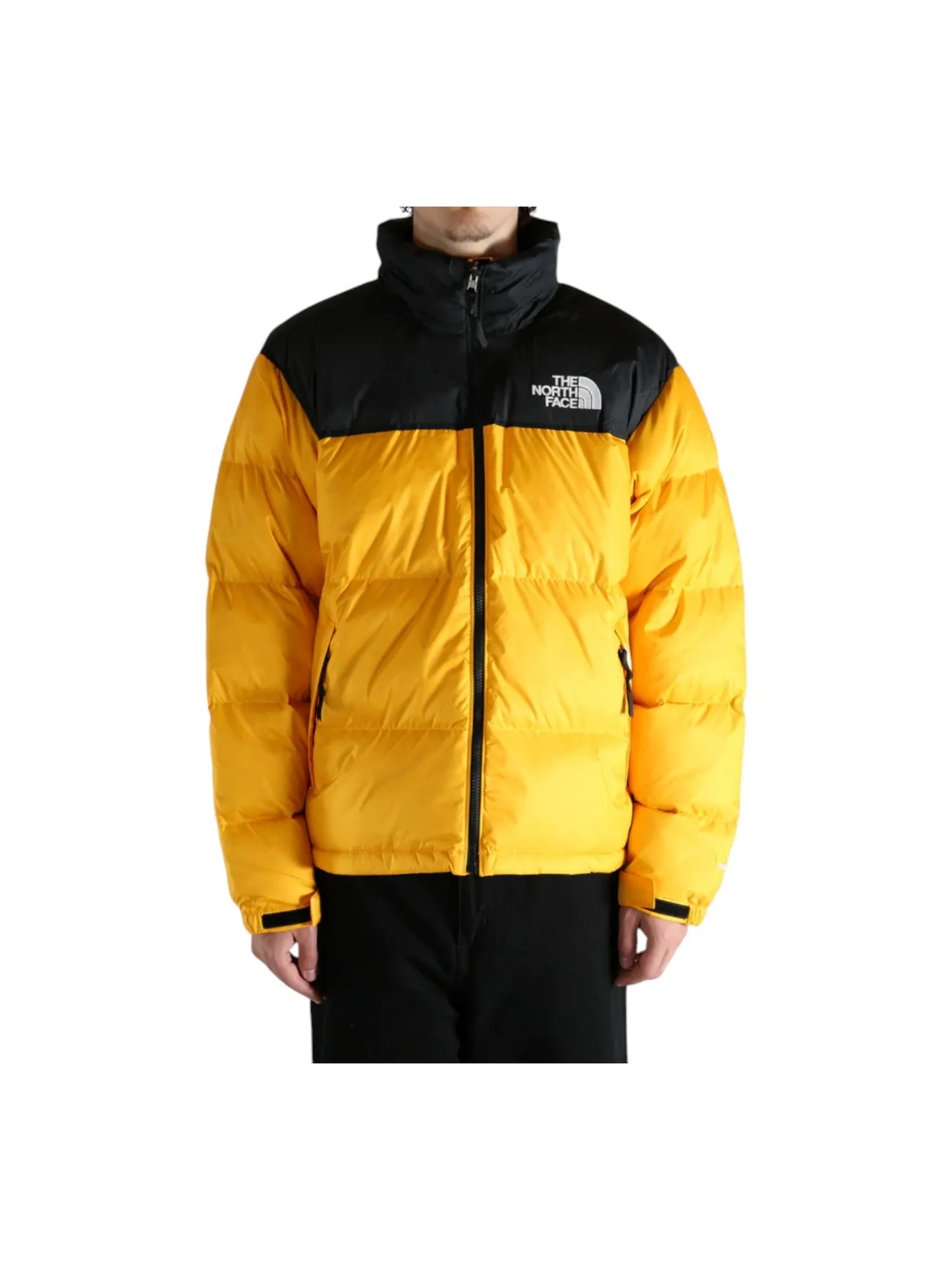 Куртка The North Face 1996 Retro Nuptse Jacket 'Summit Gold TNF Black' — изображение 3 из 4, золотистый/черный
