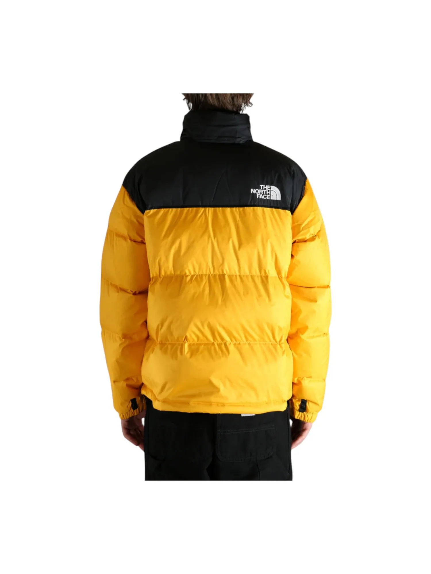 Куртка The North Face 1996 Retro Nuptse Jacket 'Summit Gold TNF Black' — изображение 4 из 4, золотистый/черный