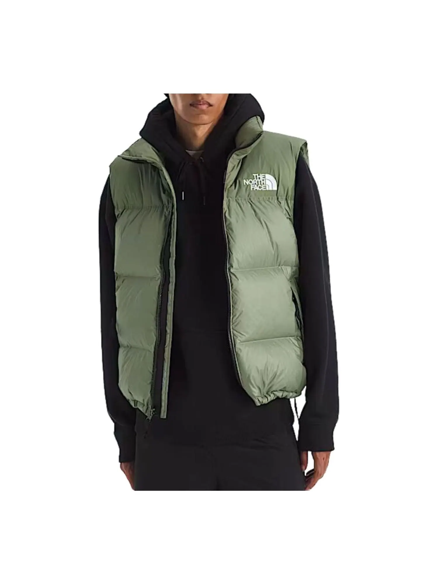 Жилет The North Face 1996 Retro Nuptse Vest 'Bark Mist' — изображение 1 из 2, серый