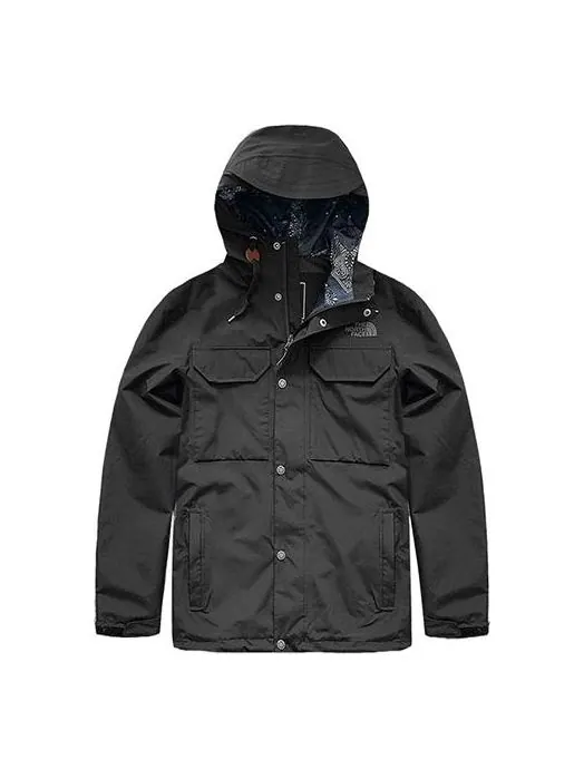 Куртка dryvent down puffer hood jacket 'black' The North Face — изображение 1 из 4, черный