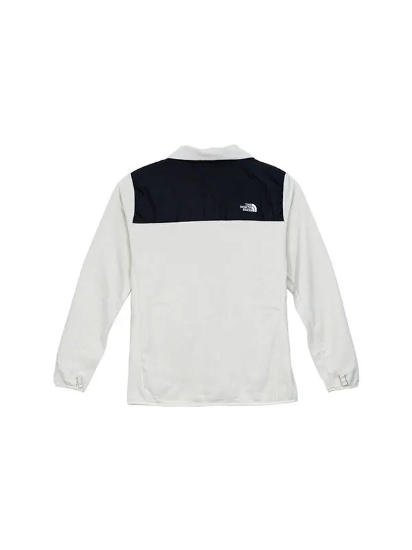 Куртка logo fleece jacket 'white' The North Face — изображение 2 из 4, белый