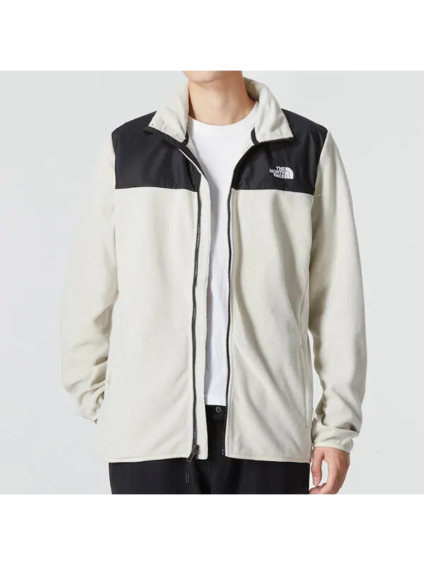 Куртка logo fleece jacket 'white' The North Face — изображение 3 из 4, белый