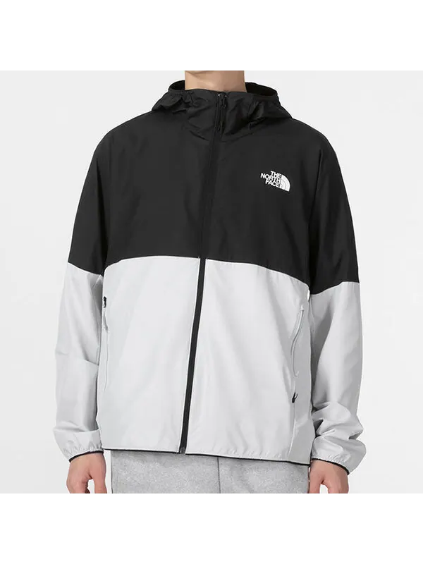 Куртка wind jacket 'black' The North Face — изображение 3 из 4, черный/серый